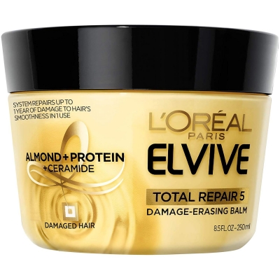 LOreal Paris Hair Care Elvive Total Repair 5 Damage-Erasing Balm Almond and Protein 8.5 Fluid Ounce