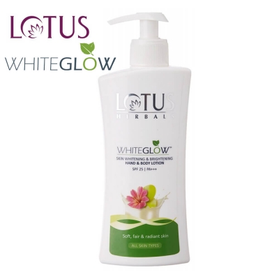 Lotus Herbals WHITEGLOW Skin Brightening Hand & Body lotion SPF 25 300ml